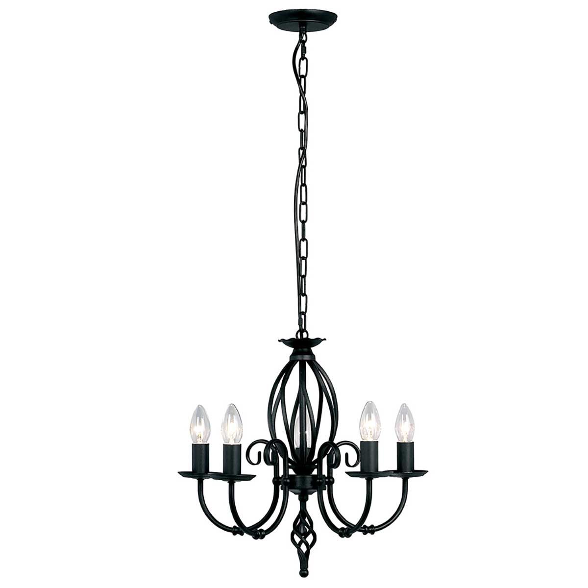 ELSTEAD-Artisan 5 Light Chandelier